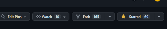 Screenshot of buttons at top of wildfly-elytron repo, including "Fork" button